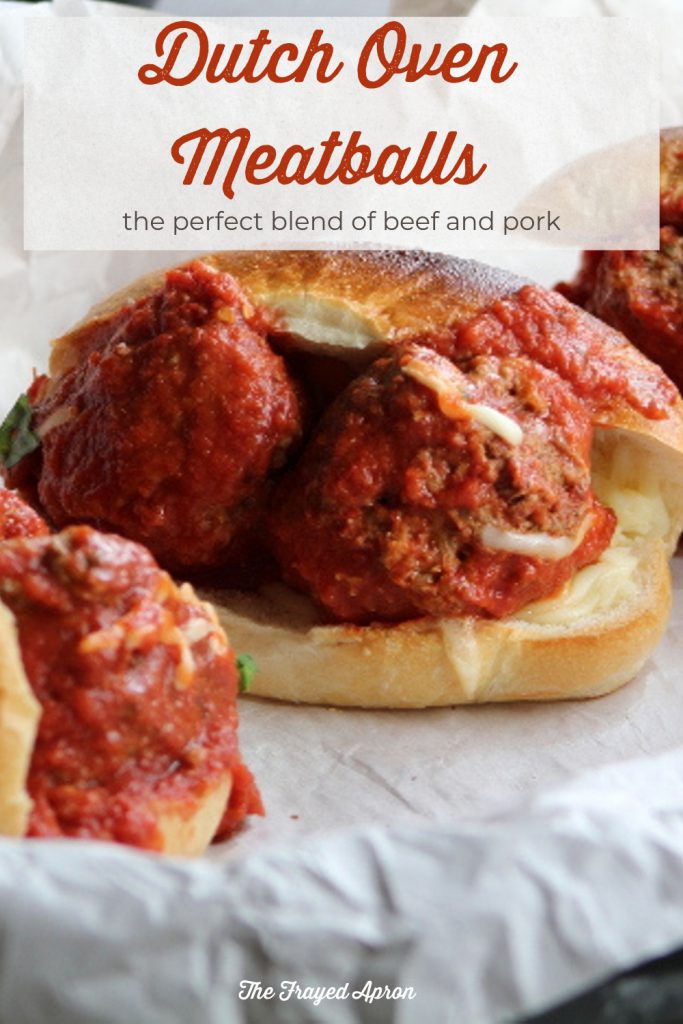 Dutch Oven Meatballs The Frayed Apron