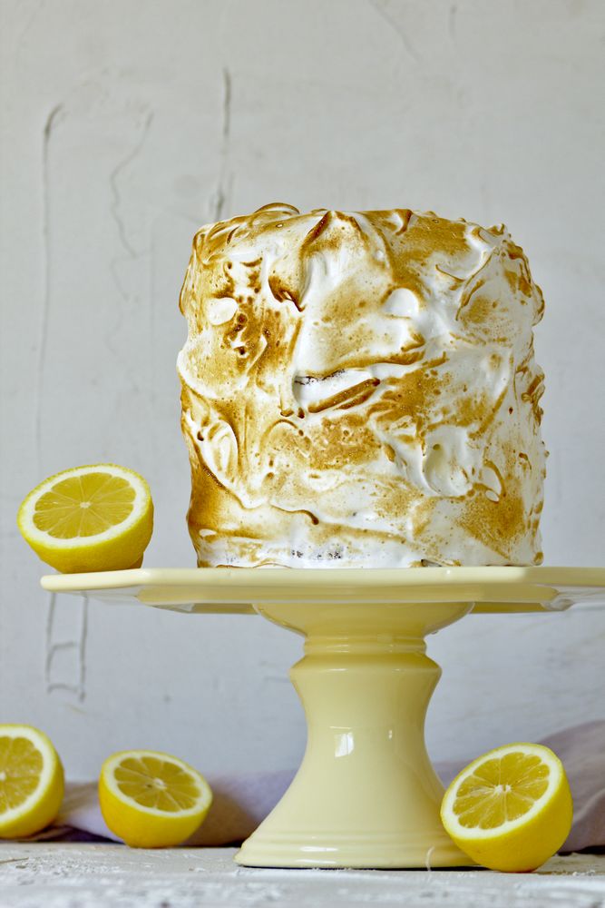 Gluten Free Lemon Meringue Ice Cream Cake The Frayed Apron