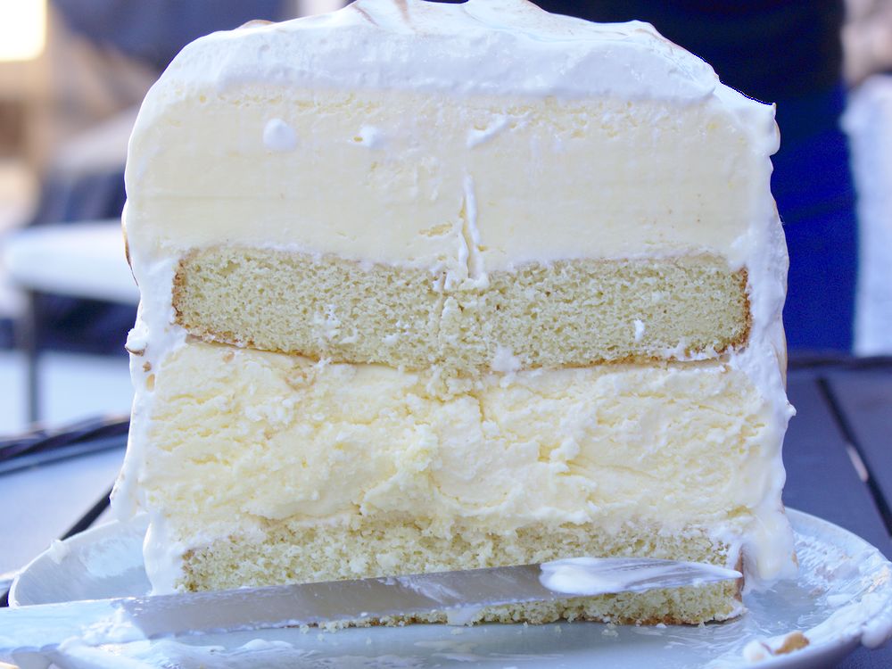 Gluten Free Lemon Meringue Ice Cream Cake The Frayed Apron