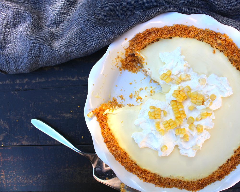 Sweet Corn Cream Pie The Frayed Apron