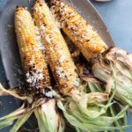 grilled corn on the cob with ancho oil