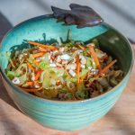 eggroll filling in a bowl