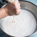 homemade rich almond milk