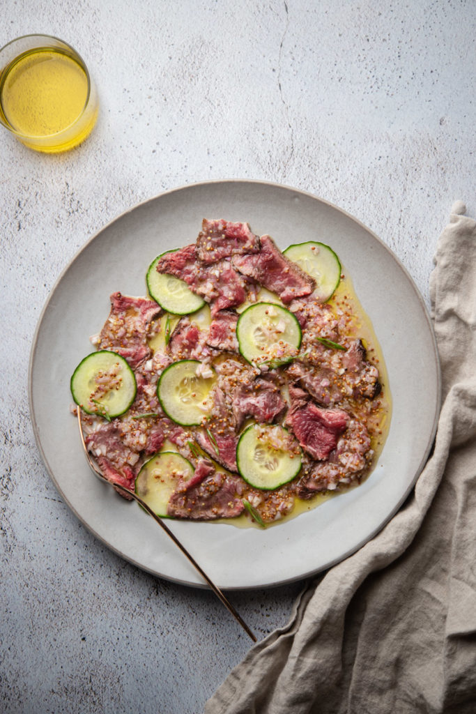 Cold Steak Salad with YuzuMustard Vinaigrette The Frayed Apron