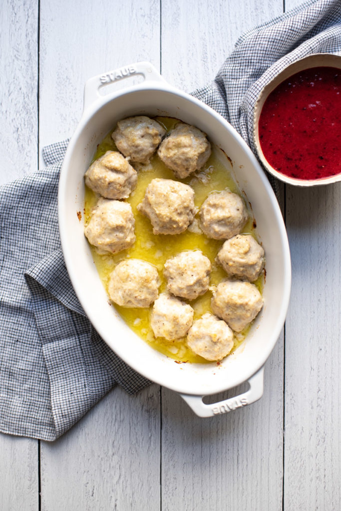 Chicken Meatballs with Buffalo Sauce The Frayed Apron