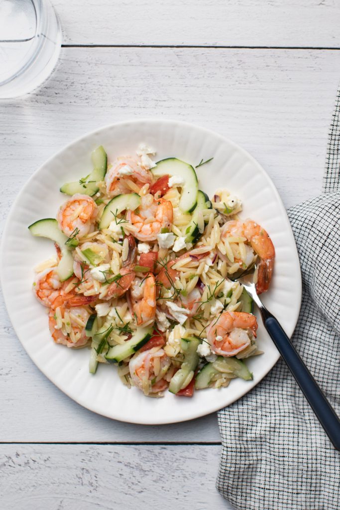 shrimp orzo pasta salad