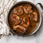 apple cider glazed pork chops